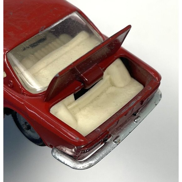 MEBETOYS 4" Red BMW-2000 Coupe Sport 1:43 Diecast Car A-17 Made in Italy *Flaws* - Picture 9 of 10
